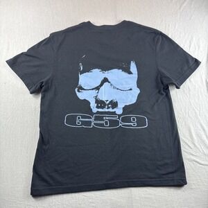 G59 Suicideboys Shirt Mens L Black Hip Hop Rap Skull Bone Crewneck Short Sleeve